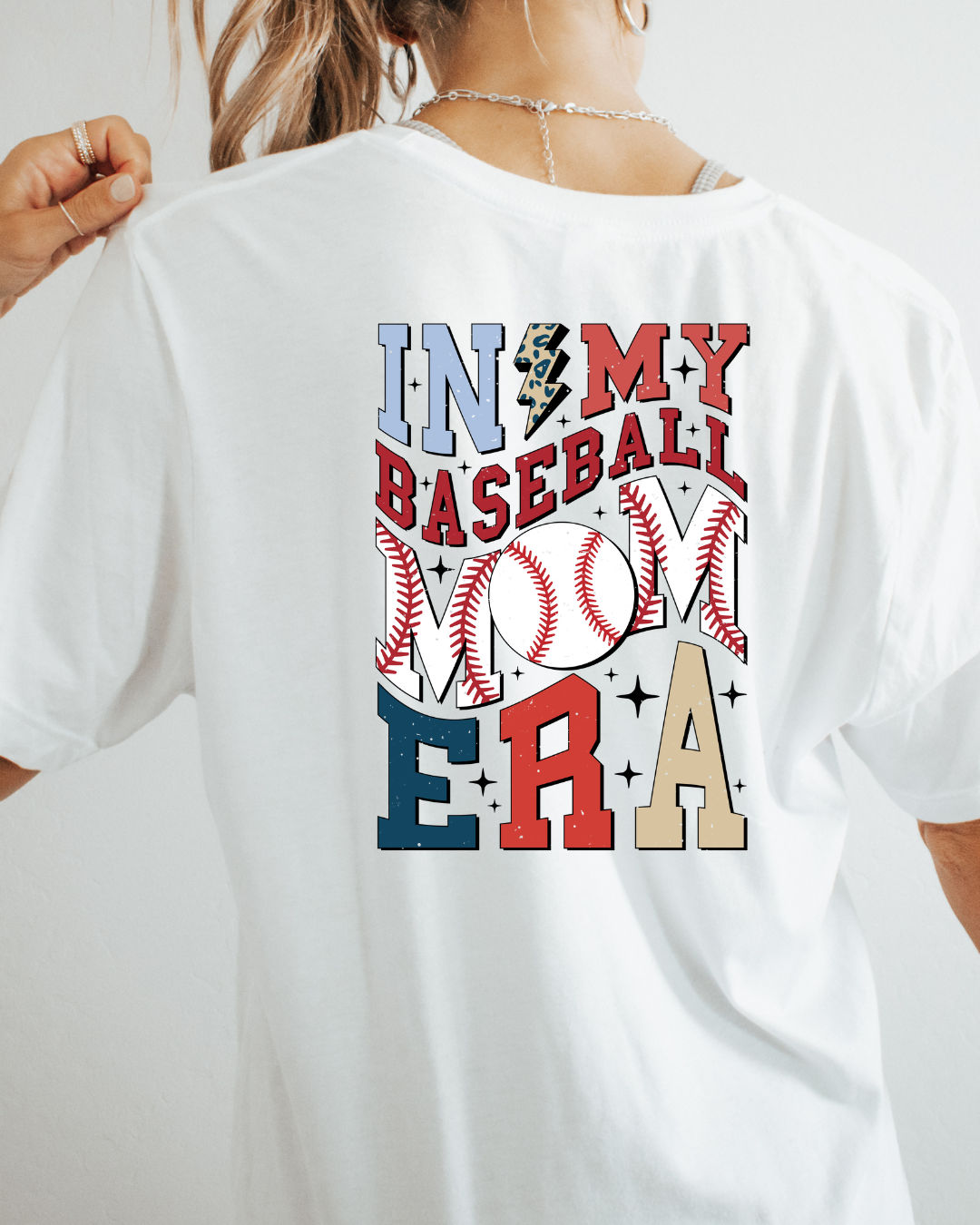 In My Baseball Mom Era Bella + Canvas T-shirt, Long Sleep, Sweatshirt, Gildan, Unisex, Crewneck, Oversized