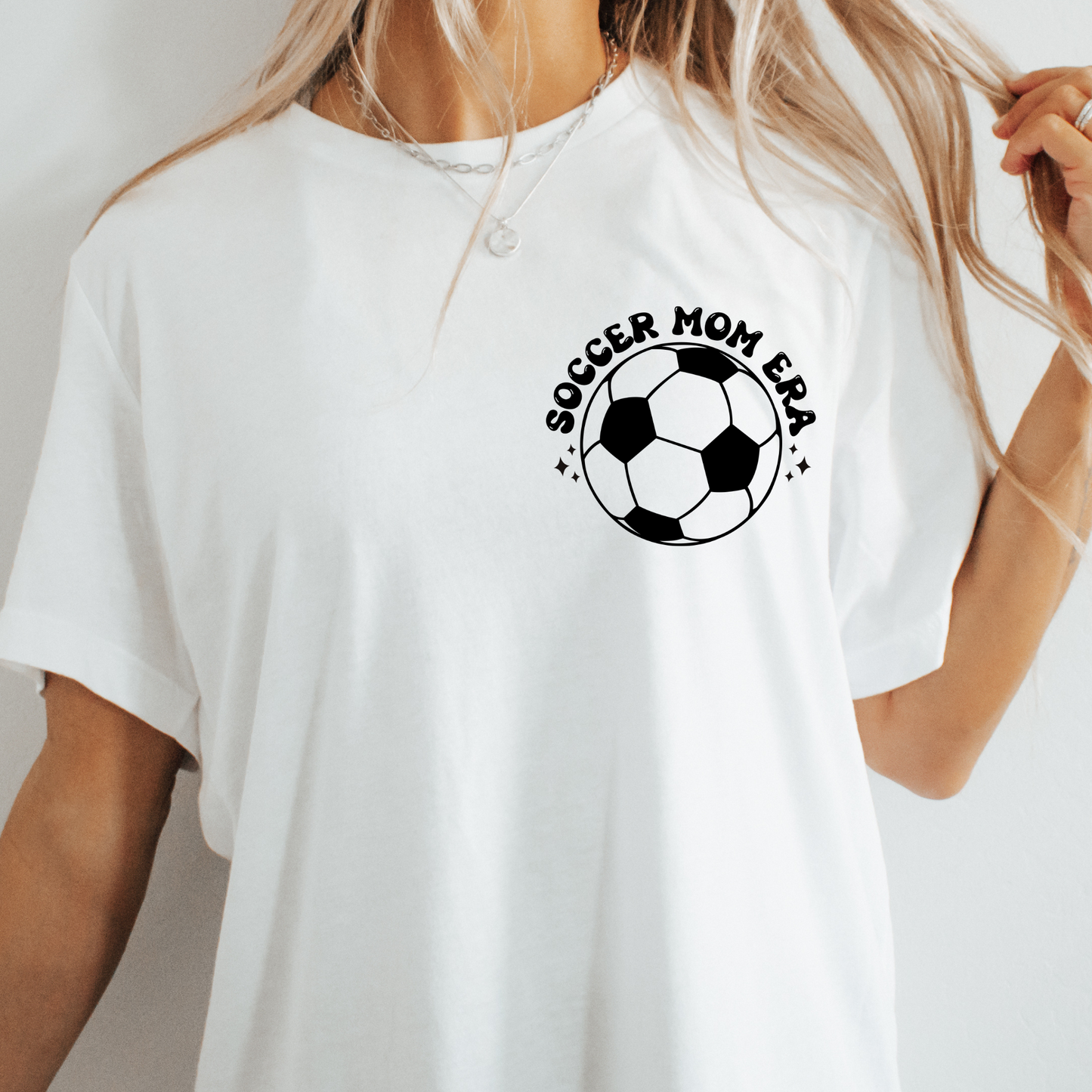 In My Soccer Mom Era, Bella + Canvas T-shirt, Sweatshirt, Gildan, Unisex, Crewneck, Oversized