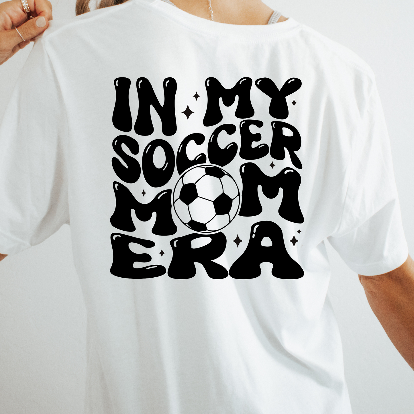 In My Soccer Mom Era, Bella + Canvas T-shirt, Sweatshirt, Gildan, Unisex, Crewneck, Oversized