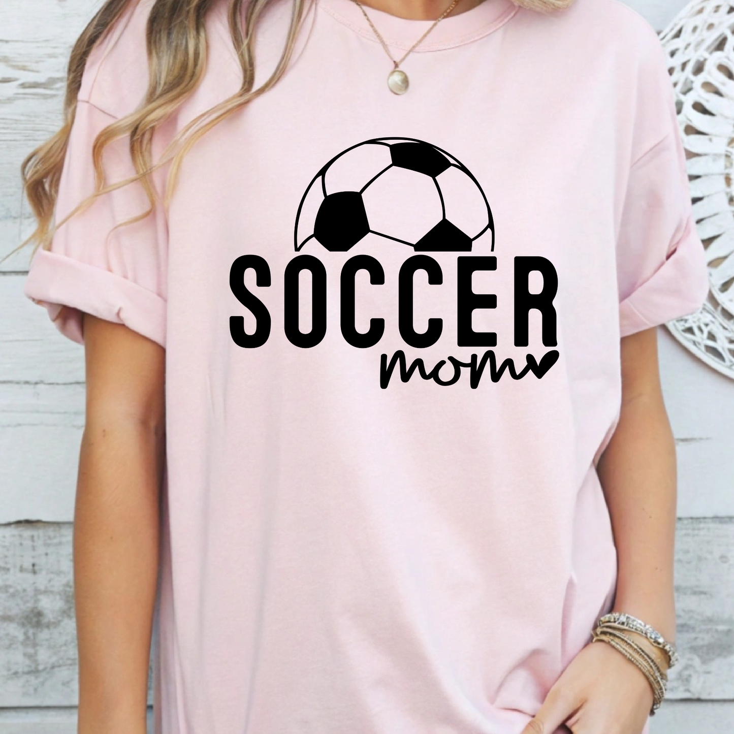 Soccer Mom Heart, Bella + Canvas T-shirt, Sweatshirt, Gildan, Unisex, Crewneck, Oversized